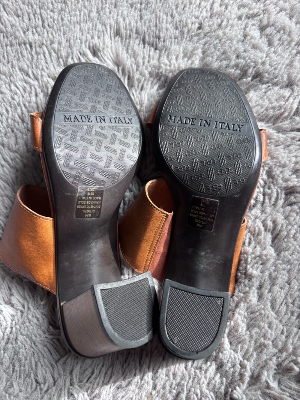 Nine West CitiGirl made in Italy Block heel Sandal size 8 - Picture 6 of 7